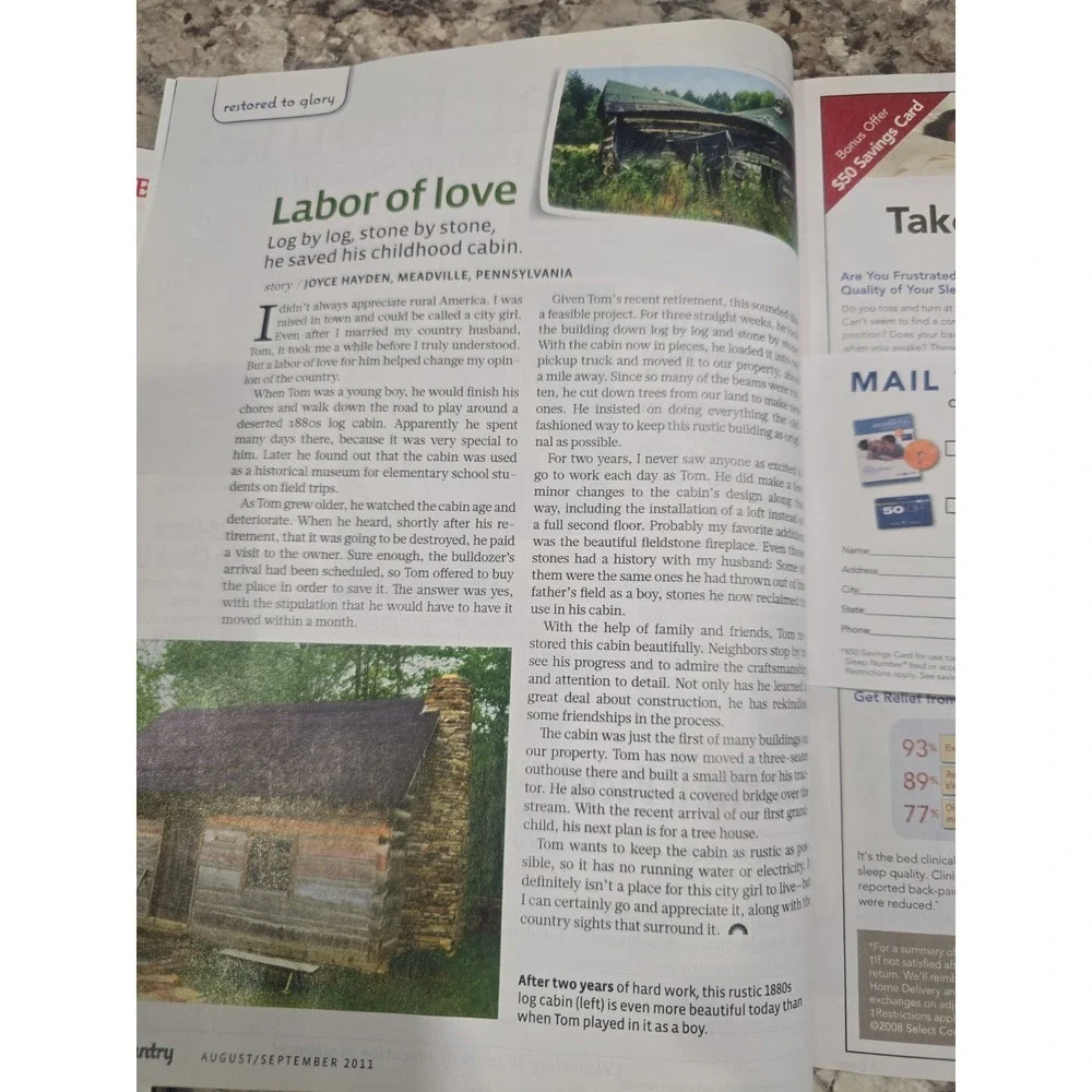 Country The Land And Life We Love Aug/Sept 2011